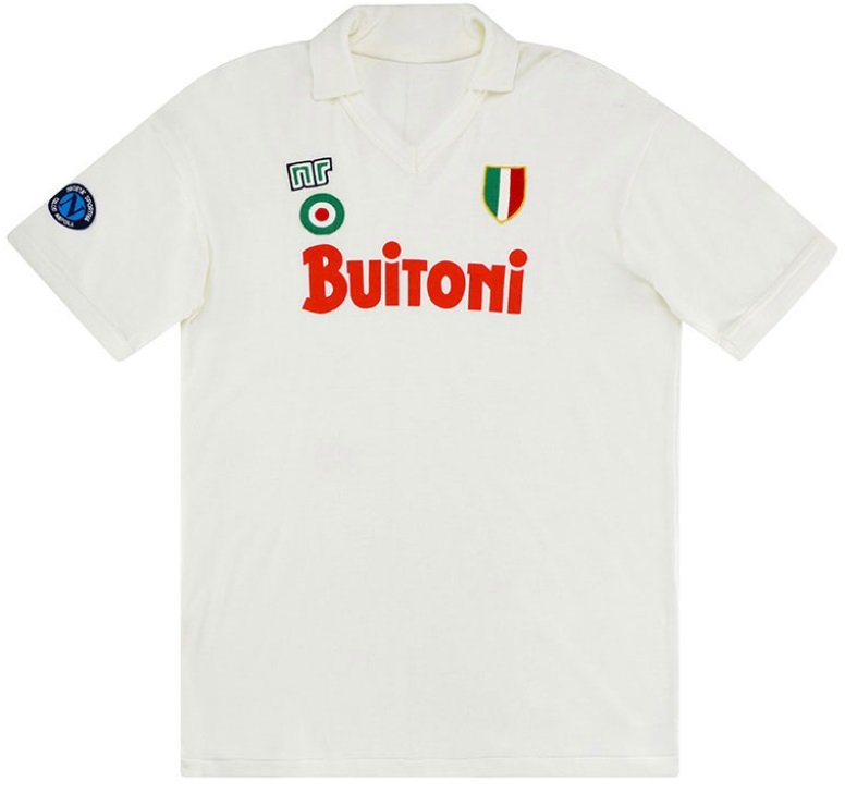 Camisa retro NR Napoli 1987 1988 II jogador 